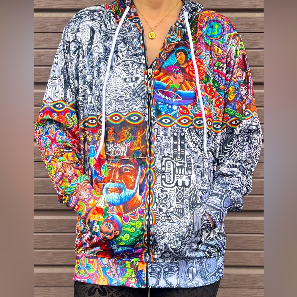 The Headspace Chris Dyer - "Chaos Culture Jam" Zip up Hoodie XL